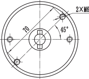 250-500W Antriebsmotor, DC Bürstenmotor, PMDC Motor ZD083A1