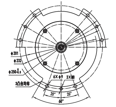 1200W (3450 RPM) Antriebsmotor, bürstenloser Motor, PMDC Motor TF120BH