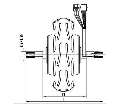 150W Antriebsmotor, bürstenloser DC Motor, PMDC Motor GF075AQH1