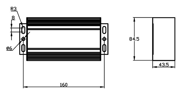 500W Antriebssteuerung / Motorsteuerung (Bürstenlose DC Welle, rechteckig) KTF0105A-C1
