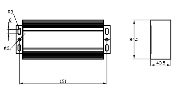 750W Antriebssteuerung / Motorsteuerung (Bürstenlose DC Welle, rechteckig) KTF0107A-C1